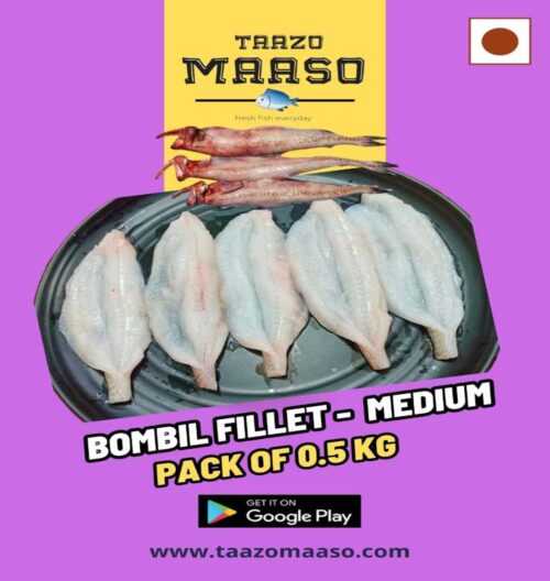 Bombil Fillet - Med. Size<br><b  style="color:red; font-size:15px">Per: 500 gm-Gross (300 gm-Net wt.)</b>
